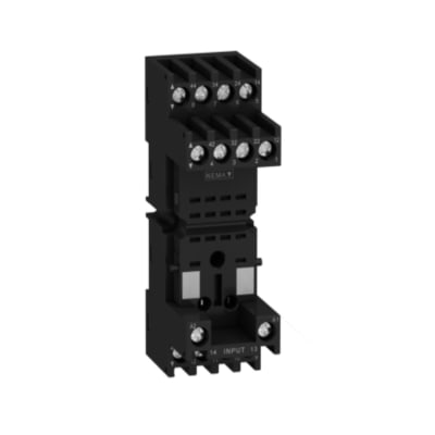 BASE RECTANG PARA RELE DE 14 PINES 10A 250V MODELO RXM TIPO TORNILLO RXZE2M114M SCHNEIDER ELECTRIC