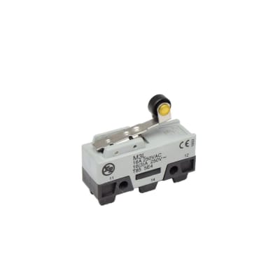 MICROINTERRUPTOR PALANCA C/RODILLO TERMOPLASTICO TERMINAL TORNILLO M3L KAP
