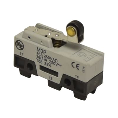 MICROINTERRUPTOR PALANCA CORTA C/RODILLO OPERACION INVERTIDA TERMINAL TORNILLO M3P KAP