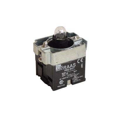 CUERPO DE LUZ PILOTO 22MM 240V/130VAC C/LAMPARA INCANDESCENTE 130V RB2-BV7 TC