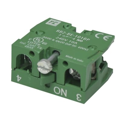 BLOCK DE CONTACTO 1NA PARA PULSADOR P/CAJA METALICA PLASTICA RB2-BE101-BP TC