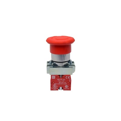 PULSADOR DE EMERGENCIA DESENCLAVAMIENTO POR GIRO 22MM-40MM 1NC RCB2-BS542 TC