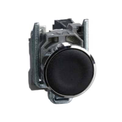 PULSADOR NO LUMINOSO RASANTE NEGRO 22MM 1NA IP65 XB4BA21 SCHNEIDER ELECTRIC