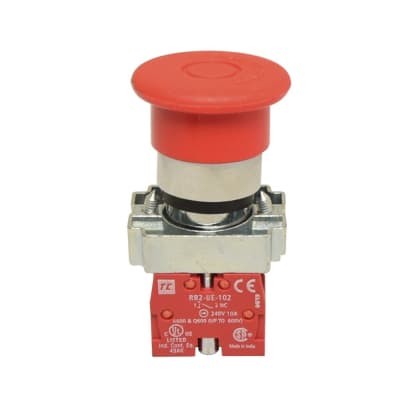 PULSADOR DE EMERGENCIA DESENCLAVAMIENTO PULSO 22MM-40MM 1NC RCB2-BT432 RAAS-CONTROLS