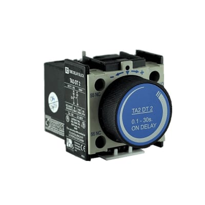 BLOQUE DE TEMPORIZACION MONTAJE FRONTAL 0.1-30S 1NA+1NC TA2DT2 TC
