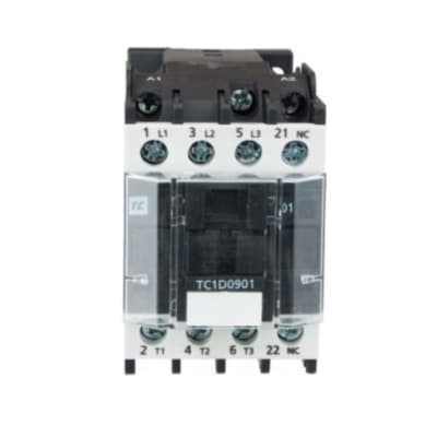 CONTACTOR 9A(AC3) 20A(AC1) 690V 3P 1NA 220VAC TC1-D0910M7 TC