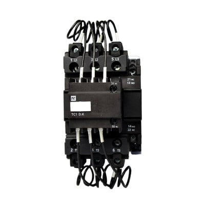 CONTACTOR PARA CONDENSADOR 25/40KVAR 220/440V 1NA+2NC 220V TC1D40K12M7 TC
