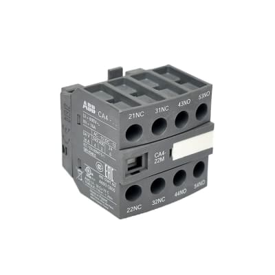 BLOCK DE CONTACTO AUXILIAR FRONTAL 2NA+2NC PARA CONTACTORES AF09-AF16 30-10 1SBN010140R1122 ABB