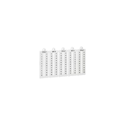 CIFRA NUMERADOR LECTURA VERTICAL DE 1 A 100 PARA BORNES C/PASO 6MM 39570 LEGRAND