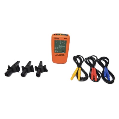 INDICADOR DE SECUENCIA DE FASE 40-600V. 2-400HZ Y ROTACION DE MOTORES 480403 EXTECH