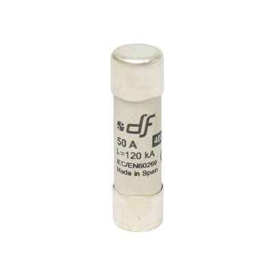 FUSIBLE CARTUCHO 14X51MM INDICADOR GL 50A 400VAC 120KA 421050 DF