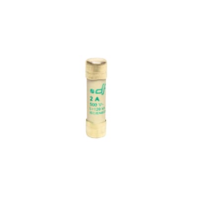 FUSIBLE CARTUCHO 10X38MM INDICADOR AM 2A 500VAC 120KA 440002 DF