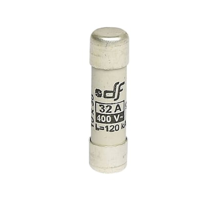 FUSIBLE CARTUCHO 10X38MM INDICADOR GL 32A 400VAC 120KA 420032 DF