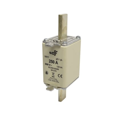 FUSIBLE NH-I 250AX500VAC ICC:120KA C/INDICADOR FALLA GL-GG 381270 DF
