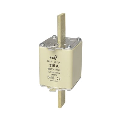 FUSIBLE NH-II 315AX500VAC ICC:120KA C/INDICADOR FALLA GL-GG 381370 DF