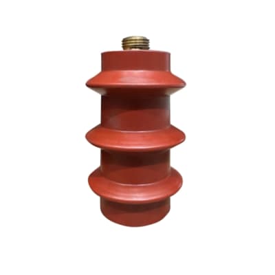 AISLADOR PORTABARRA DE RESINA 12KV PARA PARARRAYO TETRAPUNTAL FI 12/130 FARCOTEC