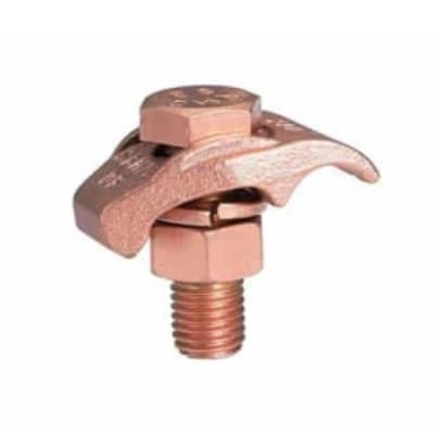 CONECTOR DE TIERRA SIMPLE PARA 1 CABLE 4-2/0AWG A BARRA 1 PERNO 1.5 GBM26 BURNDY