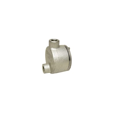 CAJA DE DERIVACION REDONDA C/TAPA ROSCA LB 1/2