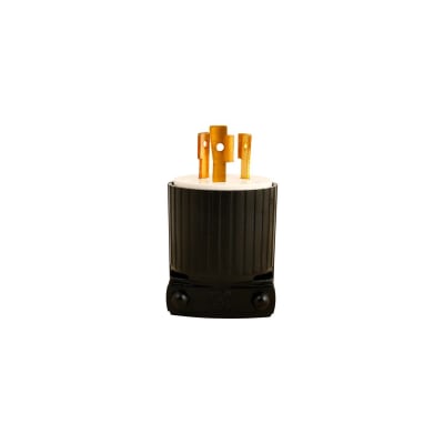 ENCHUFE DE TORSION 2X20A+T 250V NEMA L6-20P NYLON NEGRO L620P COOPER B-LINE