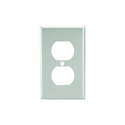 PLACA PARA TOMACORRIENTE DOBLE DE ALUMINIO 83003 LEVITON