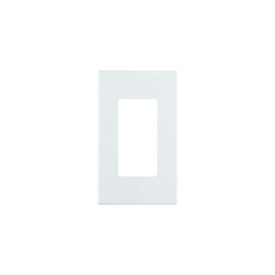 PLACA DECORA PLUS TERMOPLASTICO TORNILLO OCULTO BLANCO 80301-SW LEVITON
