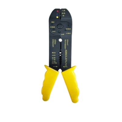 PRENSA TERMINAL MANUAL DE 1.5-4MM MANGO AMARILLO AISLADO 8 K1170X KURT HAUFE