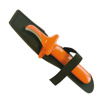CUCHILLO PELA CABLE AISLADO 1000V L=165MM 07.83.607 DERANCOURT