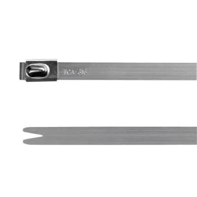 CINTA DE ACERO INOXIDABLE 4.6MM L=362MM SS316 X 100UND 111-93148 HELLERMANNTYTON