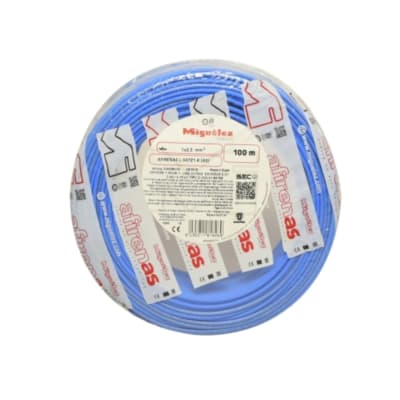 CABLE H07Z1-K 1.5MM2. 450/750V LIBRE DE HALOGENO AZUL. CLASE 5. X ROLLO 84100 MIGUELEZ