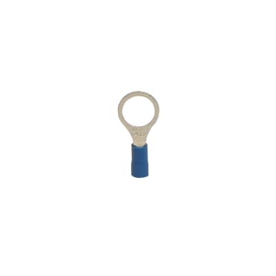 TERMINAL ANILLO AISLADO 14-16AWG 3/8'' (10.5MM) AZUL X100UND RV 2-10 KESS