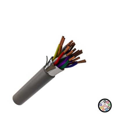 CABLE DE CONTROL APANTALLADO 12X18AWG 600V 105°C UV TC-UL X MT LINEAL SAS1205HEPCX-T-UL RAMCRO