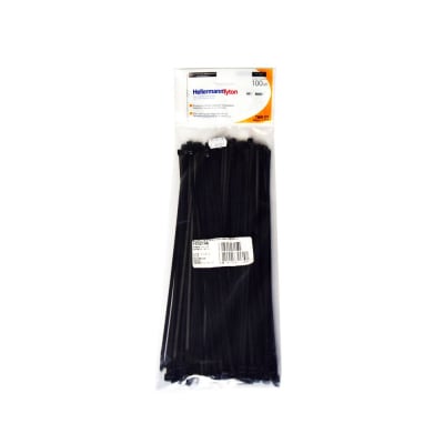 AMARRACABLE NEGRO 150X3.6MM BOLSA X100UND UV 111-02211 HELLERMANNTYTON
