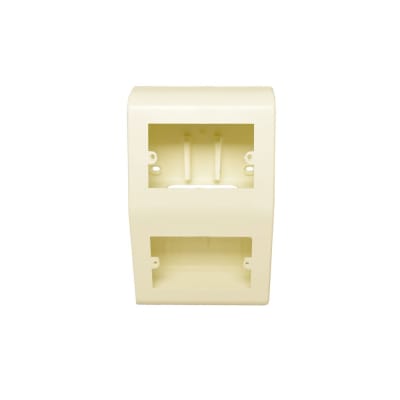 CAJA DOBLE DE DERIVACION UNIVERSAL PARA CANALETA UNICANAL 100X50MM 250-00078 HELLERMANNTYTON