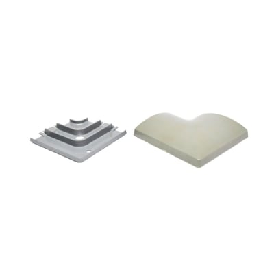 ANGULO PARA CANALETA DE PISO 75X17MM 250-00144 HELLERMANNTYTON