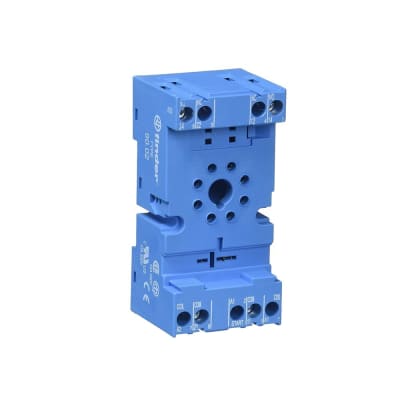 BASE REDONDA P/RELE 8 PINES 10A 250V MOD.6012 TIPO TORNILLO 9002SMA FINDER