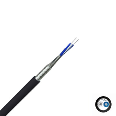 CABLE CAN BUS/MODBUS RS-485 120OHM 1X2X22AWG LSZH UL X MT LINEAL SDS0107HENDX-T-CB RAMCRO