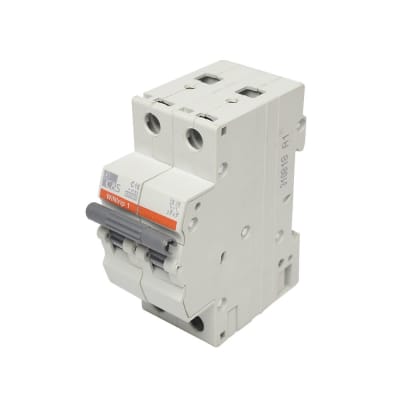INTERRUPTOR TERMOMAGNETICO 2X16A 6KA 240/415V TIPO C DIN CSMBL2C16 CONTROL SWITCHGEAR