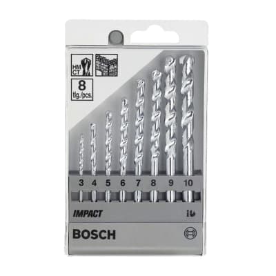 SET DE 8 BROCAS PARA MAMPOSTERIA CYL-1 3-4-5-6-7-8-9-10MM BOSCH