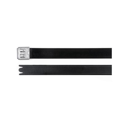 CINTA DE ACERO INOXIDABLE EPOXI 4.6MM L=521MM SS316 X100UND 111-00291 HELLERMANNTYTON