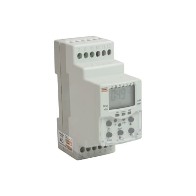 INTERRUPTOR HORARIO DIGITAL DIARIO/SEMANAL 1NO/NC 40 PROGRAMACIONES 110- 220VAC BWT-40HR-S----- COEL