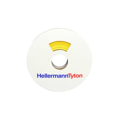 MARCADOR TERMOCONTRAIBLE PARA CABLE TULT 9/3 AMARILLO 553-40909 HELLERMANNTYTON