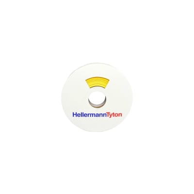 MARCADOR TERMOCONTRAIBLE PARA CABLE TULT 18/6'' AMARILLO 553-20009 HELLERMANNTYTON