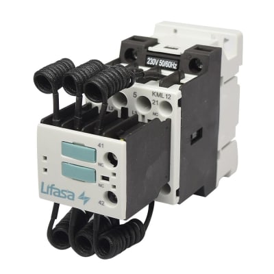 CONTACTOR PARA CONDENSADOR 6.7/12.5KVAR 240/440V 230V KML12 LIFASA