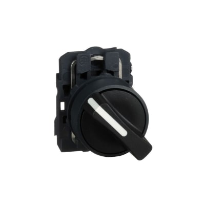 SELECTOR MANIJA CORTA NO LUMINOSO 2 POSICIONES FIJAS 22MM 1NA XB5AD21 SCHNEIDER ELECTRIC