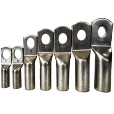 TERMINAL A COMPRESION CON BARRIL LARGO CU/ES.50MM2 1H 1/2 35KV H-PLUS HEX