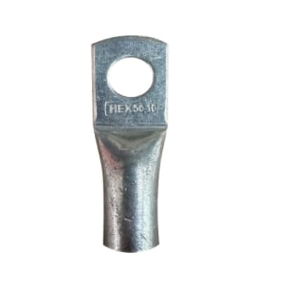 TERMINAL A COMPRESION CON BARRIL LARGO CU/ES.50MM2 1H 3/8 35KV H-PLUS HEX