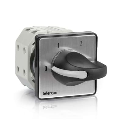 CONMUTADOR DE LEVA 0-1-2 2P 12A DAHLANDER T-0001200330E1N1 TELERGON