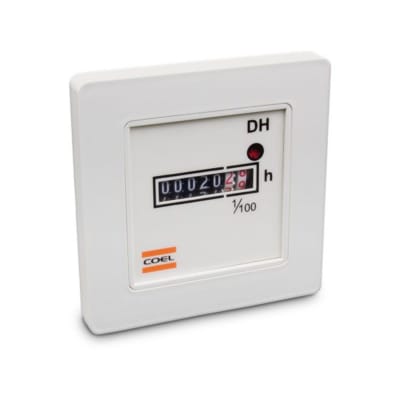 HOROMETRO ELECTROMECANICO 48X48MM 220VAC.7DIG.P/PUERTA DH-220/60 COEL