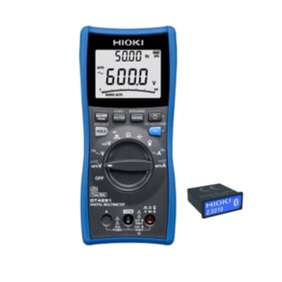 MULTIMETRO DIGITAL 1000VAC 10A AC/DC 60MOHM TRMS DT4261-90 HIOKI