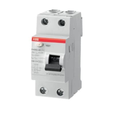 INTERRUPTOR DIFERENCIAL 2X63A 30MA 230V 2 MODULOS 2CSF202066R1630 ABB